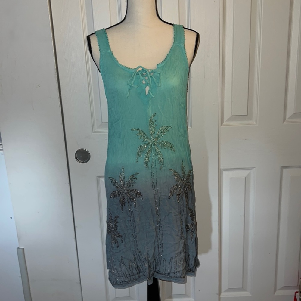 Tropical sundress NWOT